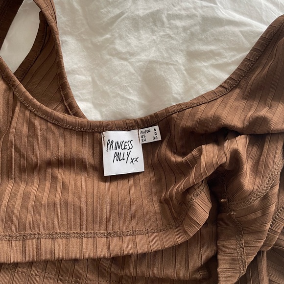 Princess Polly Brown Billie Cut Out Maxi Dress - Picture 3 of 6